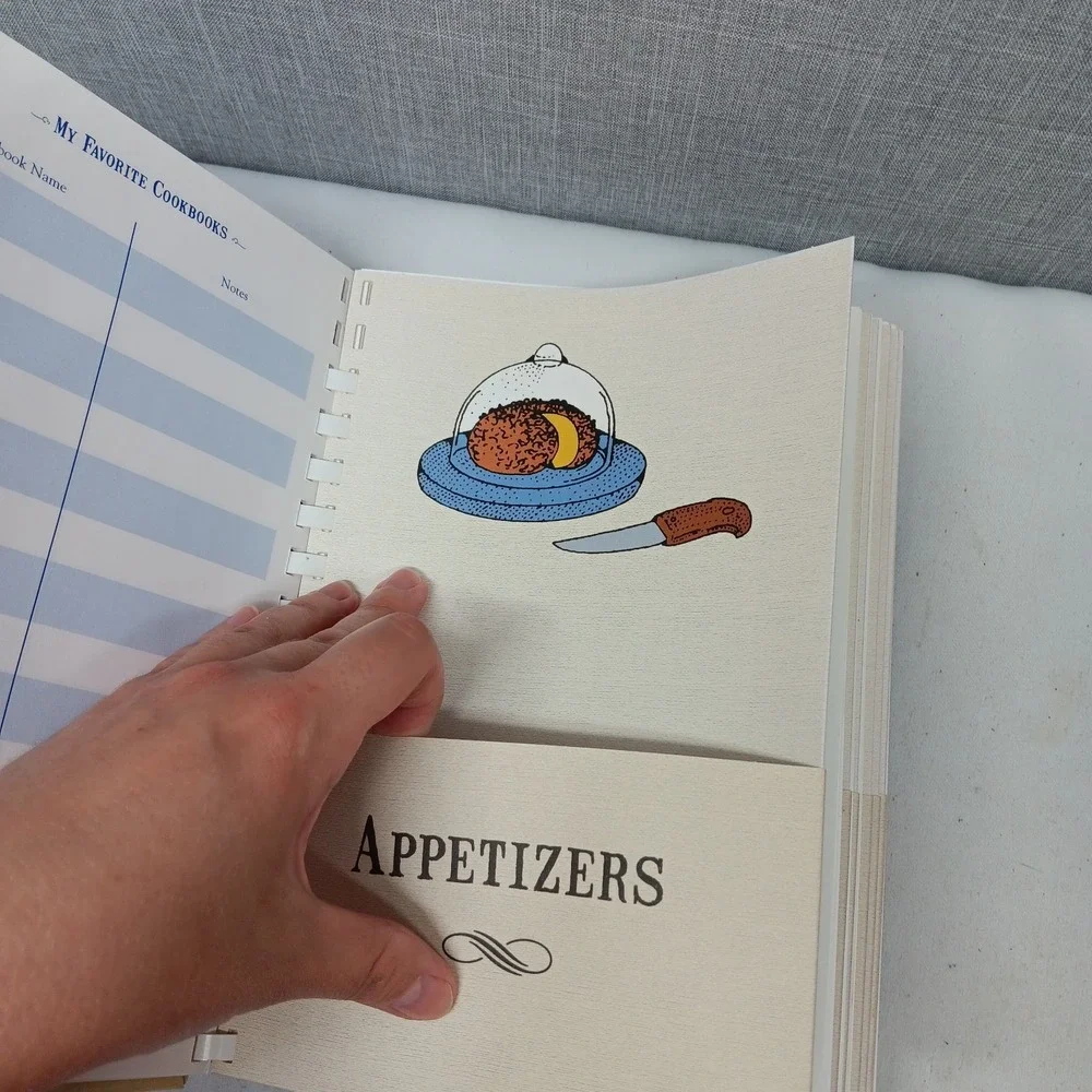 Home Folks Old Fashioned Recipe Keeper Sweetwater Press Vintage Blank Cookbook